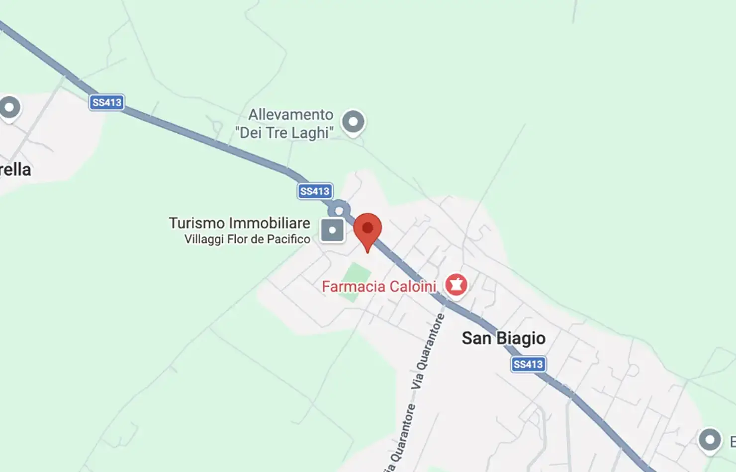 Mappa della sede Sì Glass in Strada Romana Zuccona 77 a Bagnolo San Vito